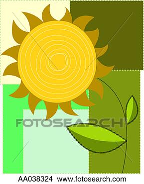 Stock Illustration - sunflower. fotosearch 
- search clipart, 
illustration, 
drawings and vector 
eps graphics images