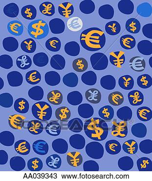 Drawing - international 
currency symbols. 
fotosearch - search 
clipart, illustration, 
drawings and vector 
eps graphics images