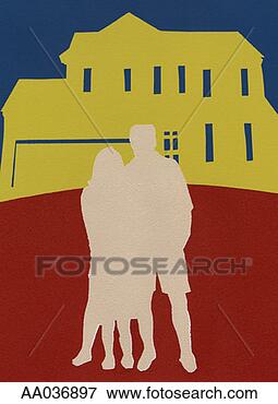 Stock Illustration - family and home. 
fotosearch - search 
clipart, illustration, 
drawings and vector 
eps graphics images