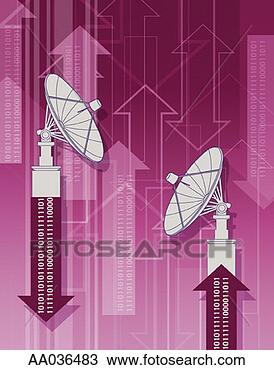 Drawing - satellite dishes. 
fotosearch - search 
clipart, illustration, 
drawings and vector 
eps graphics images