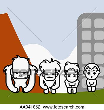 Clip Art - evolution. fotosearch 
- search clipart, 
illustration, 
drawings and vector 
eps graphics images
