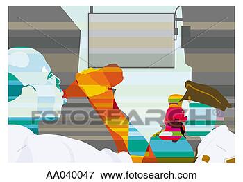 Stock Illustration - drinking water 
on a train. fotosearch 
- search clipart, 
illustration, 
drawings and vector 
eps graphics images