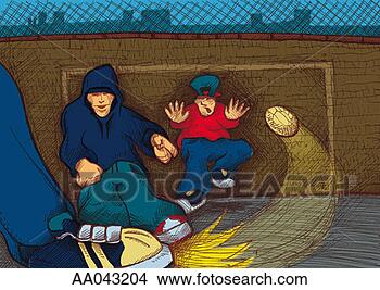 Stock Illustration - youths playing 
soccer. fotosearch 
- search clipart, 
illustration, 
drawings and vector 
eps graphics images