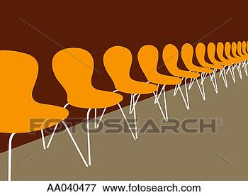 Stock Illustration - row of chairs. 
fotosearch - search 
clipart, illustration, 
drawings and vector 
eps graphics images