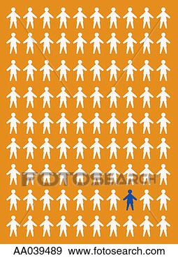 Stock Illustration - standing out from 
the crowd. fotosearch 
- search clipart, 
illustration, 
drawings and vector 
eps graphics images