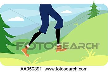 Clipart - trail running. 
fotosearch - search 
clipart, illustration, 
drawings and vector 
eps graphics images