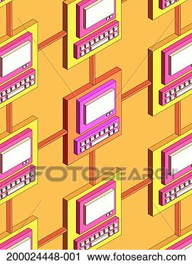 Clipart - computer network. 
fotosearch - search 
clipart, illustration, 
drawings and vector 
eps graphics images