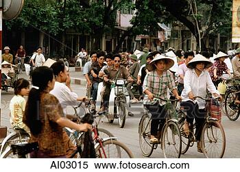 Stock Image - vietnam, hanoi, 
traffic on streets. 
fotosearch - search 
stock photos, 
pictures, images, 
and photo clipart