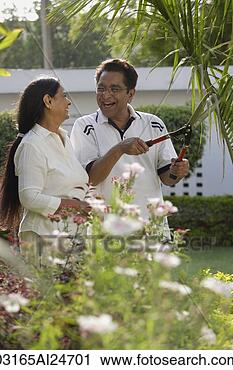 Stock Photography - couple gardening. 
fotosearch - search 
stock photos, 
pictures, images, 
and photo clipart
