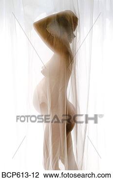 Stock Photo - profile of nude 
pregnant woman 
behind curtain. 
fotosearch - search 
stock photos, 
pictures, images, 
and photo clipart