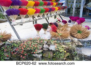 Stock Photo - bundles of incense 
outside vietnamese 
factory. fotosearch 
- search stock 
photos, pictures, 
images, and photo 
clipart