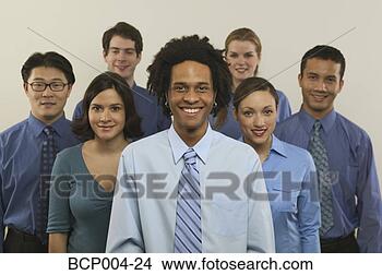 Stock Photo - studio portrait 
of seven business 
colleagues. fotosearch 
- search stock 
photos, pictures, 
images, and photo 
clipart