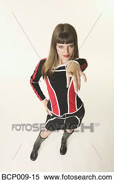 Stock Image - teenage girl pointing 
at the camera. 
fotosearch - search 
stock photos, 
pictures, images, 
and photo clipart