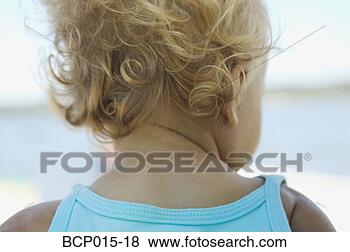 Stock Photo - rear view of a 
blonde baby girl's 
curls. fotosearch 
- search stock 
photos, pictures, 
images, and photo 
clipart