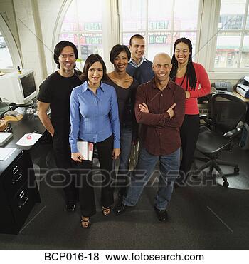 Stock Photo - group portrait 
of six business 
colleagues. fotosearch 
- search stock 
photos, pictures, 
images, and photo 
clipart