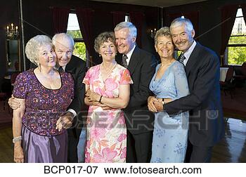 Picture - three senior couples 
at a dance hall. 
fotosearch - search 
stock photos, 
pictures, images, 
and photo clipart