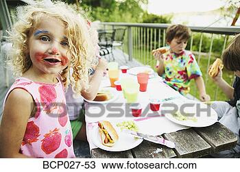 Stock Photo - little girl at 
a party. fotosearch 
- search stock 
photos, pictures, 
images, and photo 
clipart