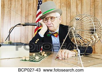 Stock Photo - man calling out 
bingo. fotosearch 
- search stock 
photos, pictures, 
images, and photo 
clipart