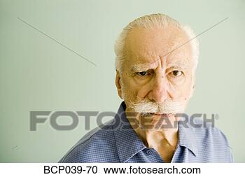 Stock Photography - portrait of annoyed 
senior man. fotosearch 
- search stock 
photos, pictures, 
images, and photo 
clipart