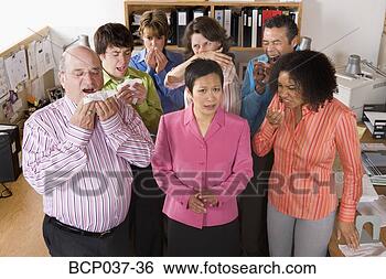 Stock Photo - co-workers with 
colds. fotosearch 
- search stock 
photos, pictures, 
images, and photo 
clipart