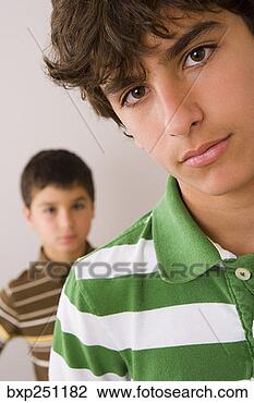 Stock Photo - portrait of serious 
boys. fotosearch 
- search stock 
photos, pictures, 
images, and photo 
clipart