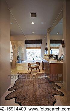 Stock Photograph - spacious bathroom 
with bathtub by 
window. fotosearch 
- search stock 
photos, pictures, 
images, and photo 
clipart