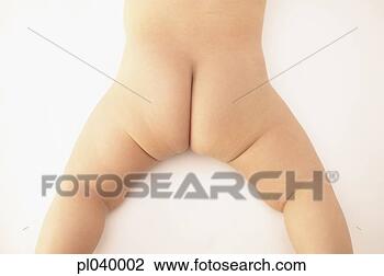 Stock Photo - rear view of naked 
baby's (6-9 months) 
bottom. fotosearch 
- search stock 
photos, pictures, 
images, and photo 
clipart