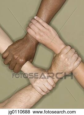 Stock Photo - four human hands 
holding a wrist 
in sequence. fotosearch 
- search stock 
photos, pictures, 
images, and photo 
clipart