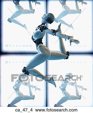 Stock Photo - robot with highly 
advanced movement 
abilities. fotosearch 
- search stock 
photos, pictures, 
images, and photo 
clipart