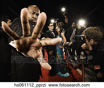 Stock Photo - bouncer preventing 
entrance to a 
celebrity event. 
fotosearch - search 
stock photos, 
pictures, images, 
and photo clipart