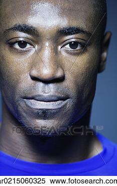 Stock Image - close up of african 
man, edmonds, 
washington, united 
states. fotosearch 
- search stock 
photos, pictures, 
images, and photo 
clipart