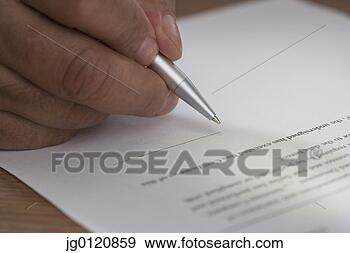 Stock Photograph - close up of man 
signing document. 
fotosearch - search 
stock photos, 
pictures, images, 
and photo clipart
