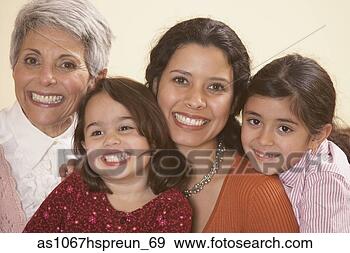 Stock Photograph - female hispanic 
family members 
smiling,  richmond, 
 virginia,  united. 
fotosearch - search 
stock photos, 
pictures, images, 
and photo clipart