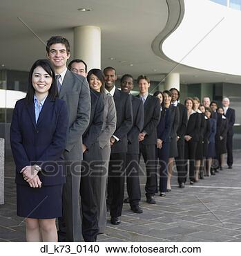 Stock Photography - group of businesspeople 
lined up in front 
of a building, 
 perth. fotosearch 
- search stock 
photos, pictures, 
images, and photo 
clipart