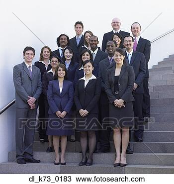 Stock Photo - group of businesspeople 
standing on outdoor 
stairs, perth, 
australia. fotosearch 
- search stock 
photos, pictures, 
images, and photo 
clipart