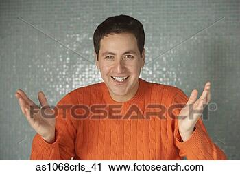 Stock Photography - hispanic man gesturing 
with his hands, 
 richmond,  virginia, 
 united. fotosearch 
- search stock 
photos, pictures, 
images, and photo 
clipart