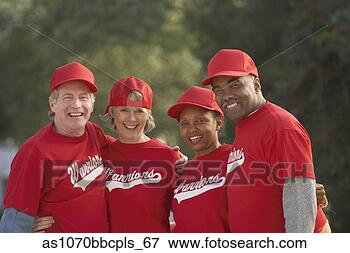 Picture - group of middle-aged 
ball players. 
fotosearch - search 
stock photos, 
pictures, images, 
and photo clipart