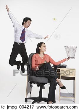 Picture - studio shot of 
happy asian businesspeople. 
fotosearch - search 
stock photos, 
pictures, images, 
and photo clipart