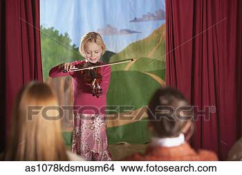 Stock Photo - young girl playing 
violin at recital. 
fotosearch - search 
stock photos, 
pictures, images, 
and photo clipart