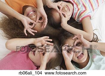 Stock Photo - young girls being 
silly. fotosearch 
- search stock 
photos, pictures, 
images, and photo 
clipart