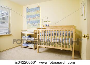 Stock Photography - babyís nursery. 
fotosearch - search 
stock photos, 
pictures, images, 
and photo clipart