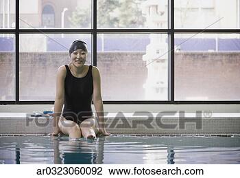 Stock Photo - female asian swimmer 
with legs in pool. 
fotosearch - search 
stock photos, 
pictures, images, 
and photo clipart
