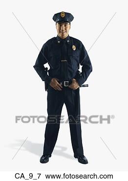 Picture - studio shot of 
male police officer 
smiling. fotosearch 
- search stock 
photos, pictures, 
images, and photo 
clipart