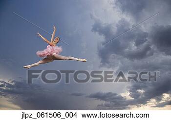 Stock Photo - female ballet 
dancer in mid 
air in sky. fotosearch 
- search stock 
photos, pictures, 
images, and photo 
clipart