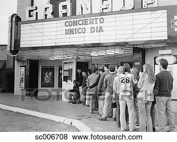 Stock Photo - line of people 
waiting at movie 
theater. fotosearch 
- search stock 
photos, pictures, 
images, and photo 
clipart