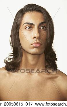 Picture - studio shot of 
middle eastern 
man with bare 
chest. fotosearch 
- search stock 
photos, pictures, 
images, and photo 
clipart