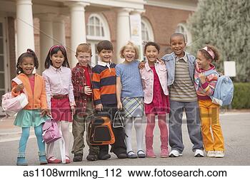 Stock Photo - portrait of multi-ethnic 
students hugging. 
fotosearch - search 
stock photos, 
pictures, images, 
and photo clipart