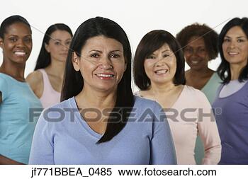 Stock Image - group of multi-ethnic 
women. fotosearch 
- search stock 
photos, pictures, 
images, and photo 
clipart