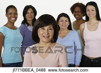 Stock Photo - group of multi-ethnic 
women. fotosearch 
- search stock 
photos, pictures, 
images, and photo 
clipart