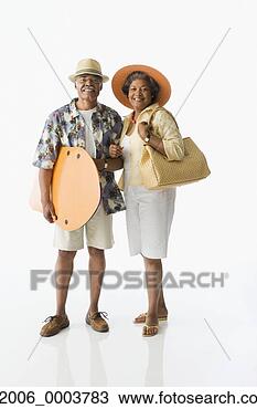 Stock Photo - senior african 
couple on vacation. 
fotosearch - search 
stock photos, 
pictures, images, 
and photo clipart